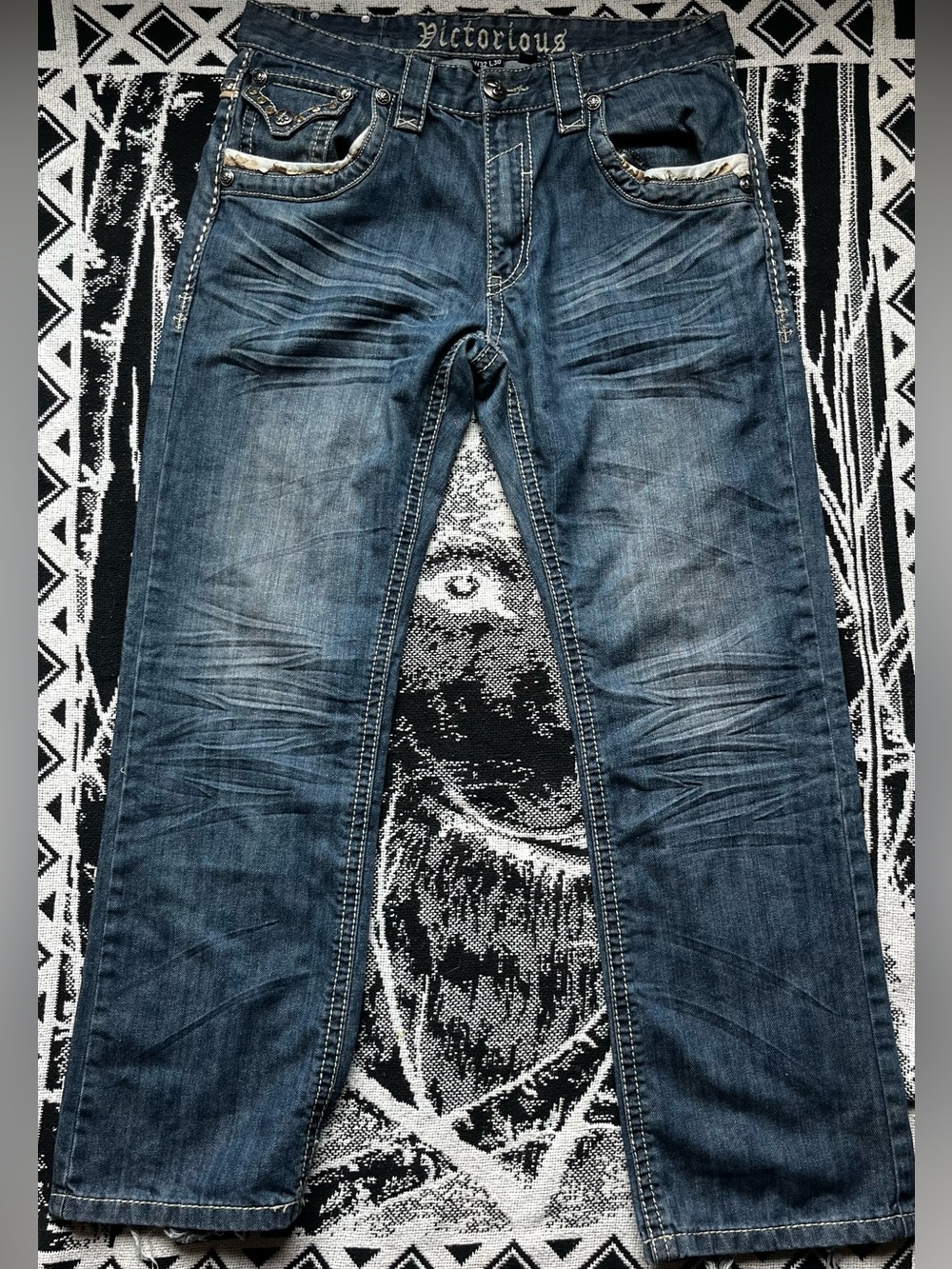 & Other Stories Men's Dark Blue Straight Jeans